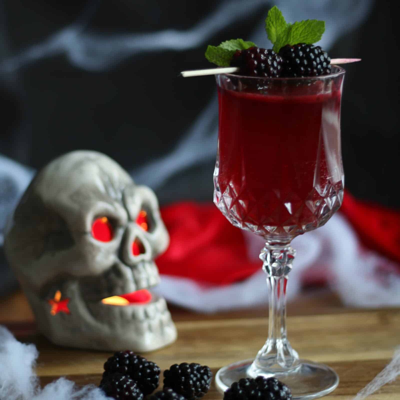 Bloody Halloween Hibiscus Ginger Rum Cocktail Teapro