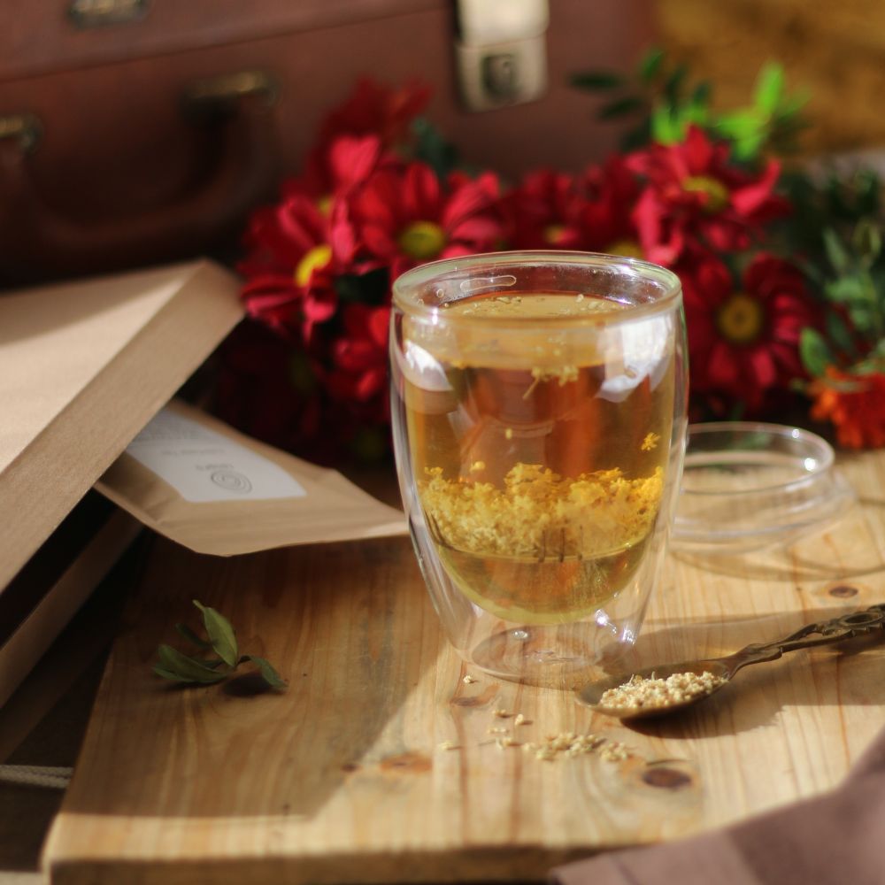 elderflower tea - flu busting tea