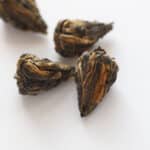 Golden tipped black tea cones dianhong pagoda