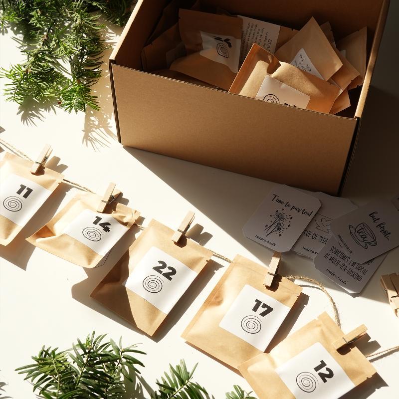 tea advent calendar, premium loose tea advent calendar