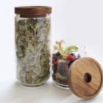 Luxurious Tea Storage Jar with Acacia Wood Lid