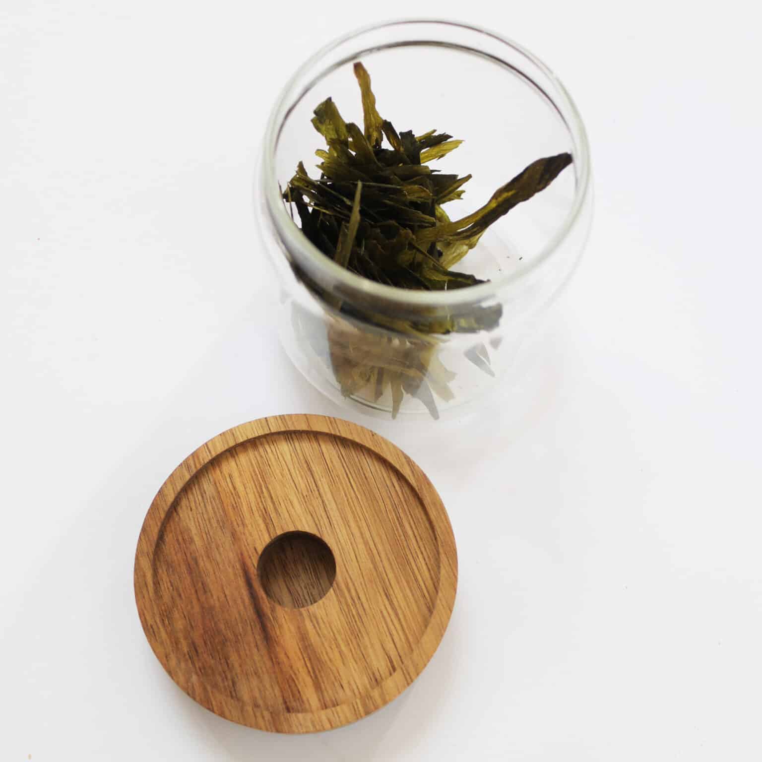 Luxurious Tea Storage Jar with Acacia Wood Lid Teapro