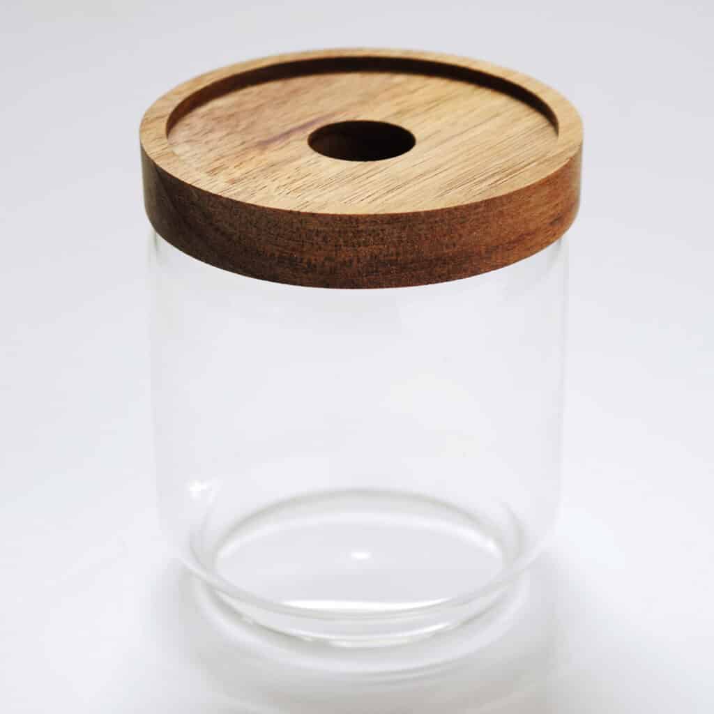 Luxurious Tea Storage Jar with Acacia Wood Lid Teapro