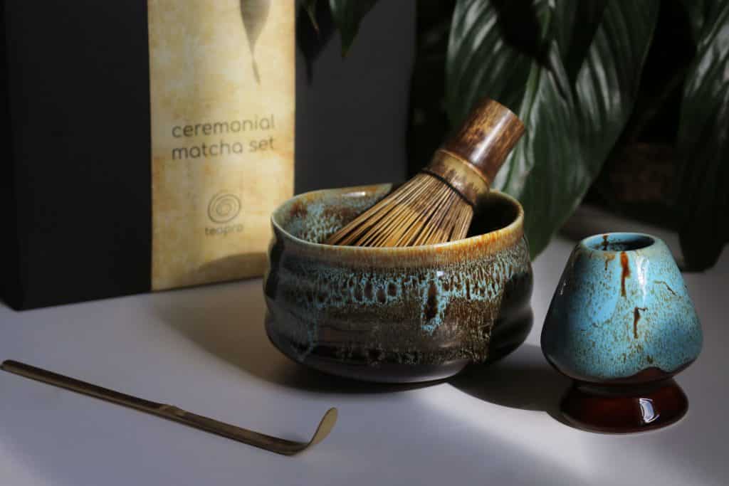 ceremonial matcha set - blue matcha set