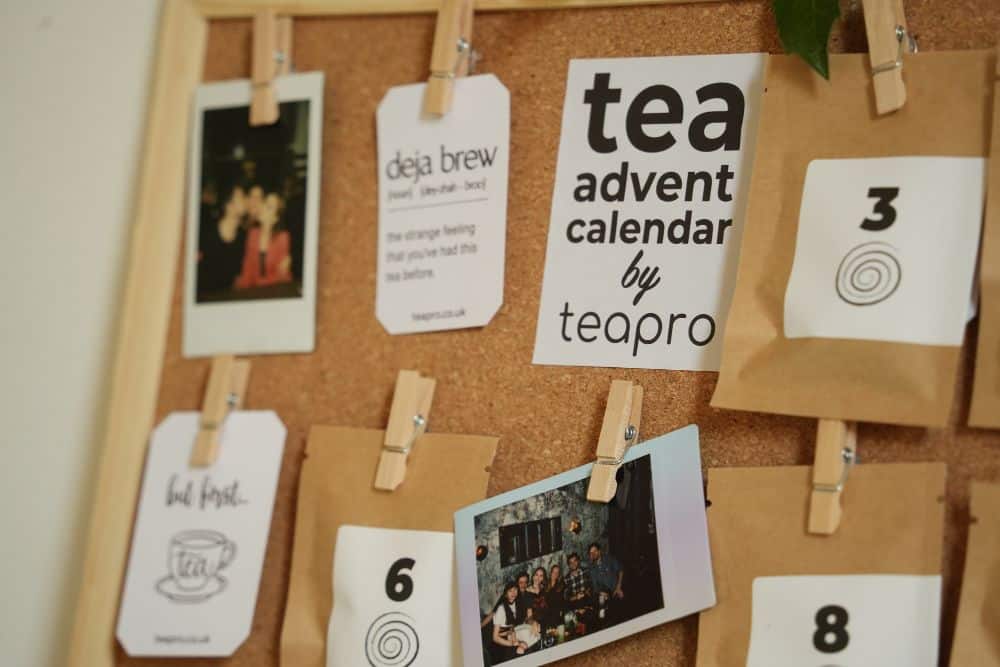 zero waste tea advent calendar by teapro