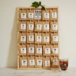 Teapro Zero Waste Loose Tea Advent Calendar on Corkboard