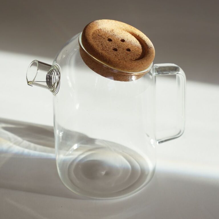 1200ml Glass Teapot With Cork Lid Teapro Teapro