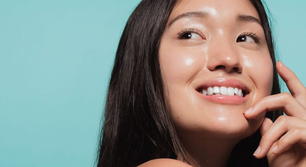 glowing skin