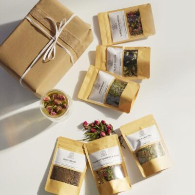 relax and restore self care tea gift set