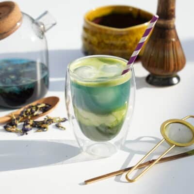 two tone matcha latte recipe