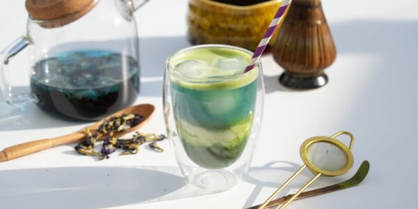 two tone matcha latte recipe