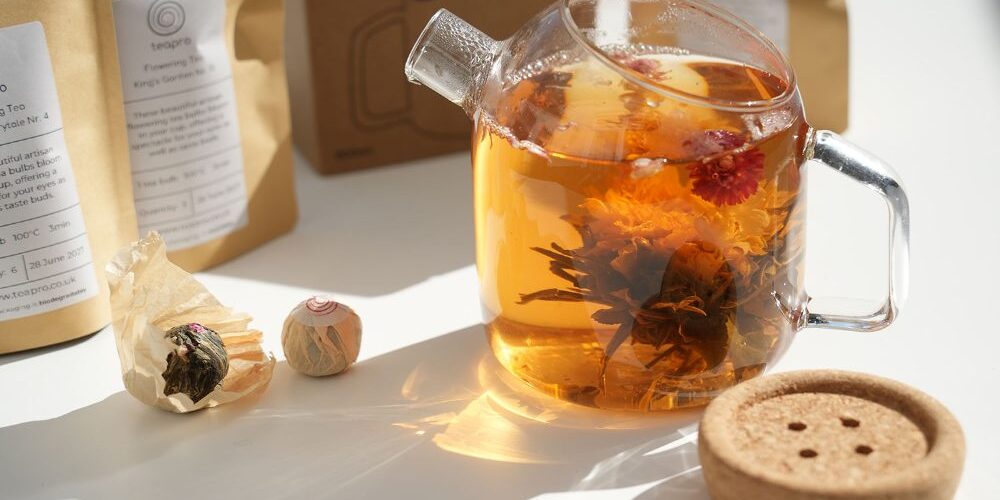 flowering tea gift set - best flowering tea gift