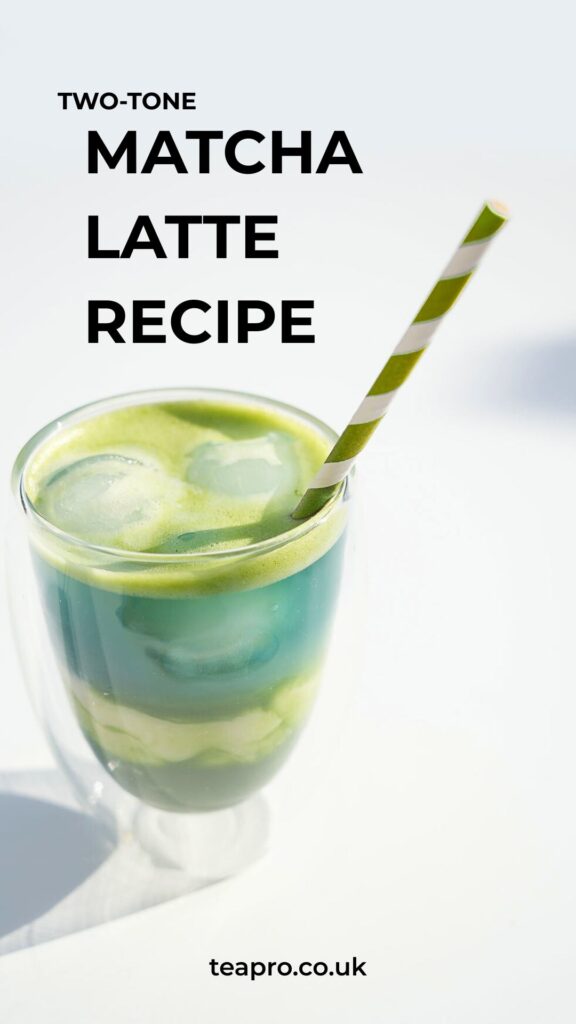 two tone matcha latte recipe