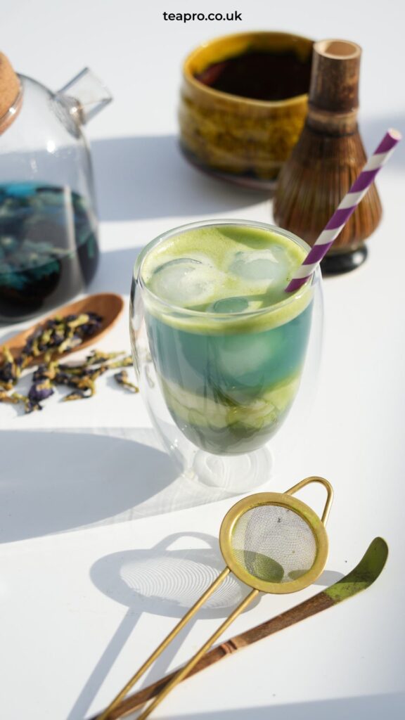 two tone matcha latte recipe