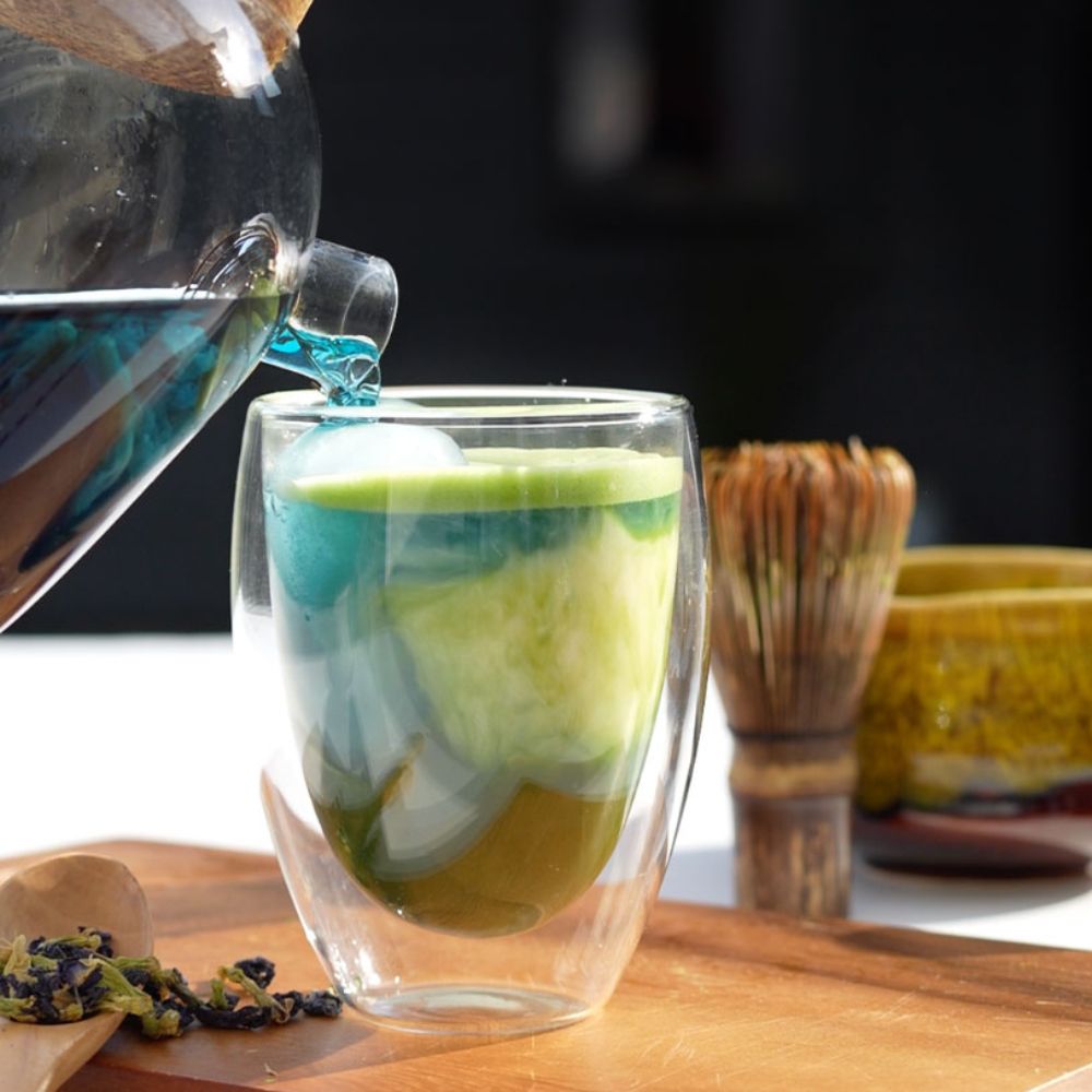 two tone matcha latte recipe