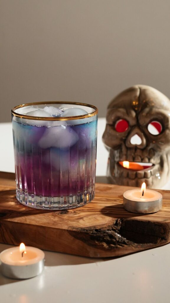 Butterfly Pea Flower Halloween Recipe