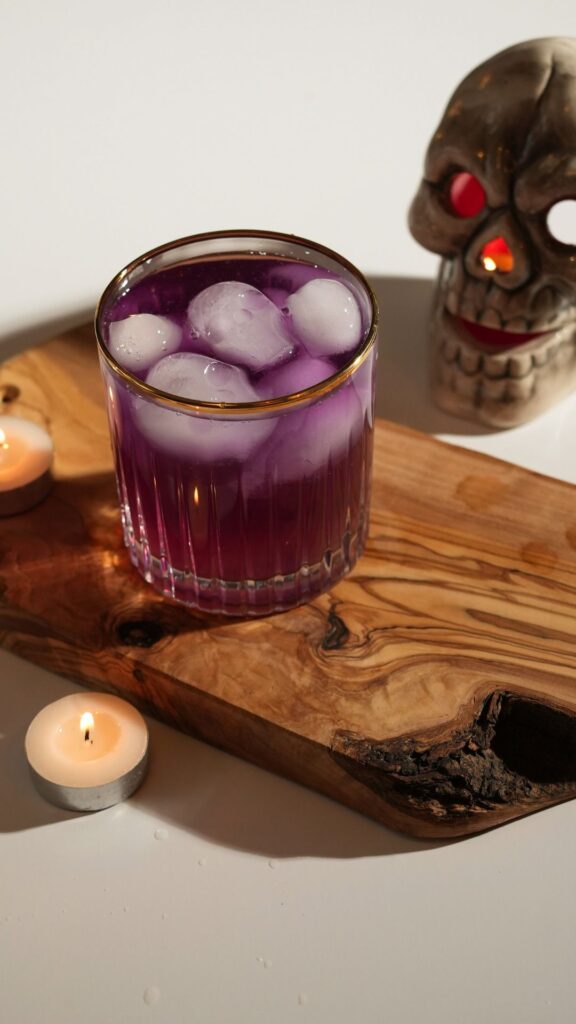 Butterfly Pea Flower Halloween Recipe