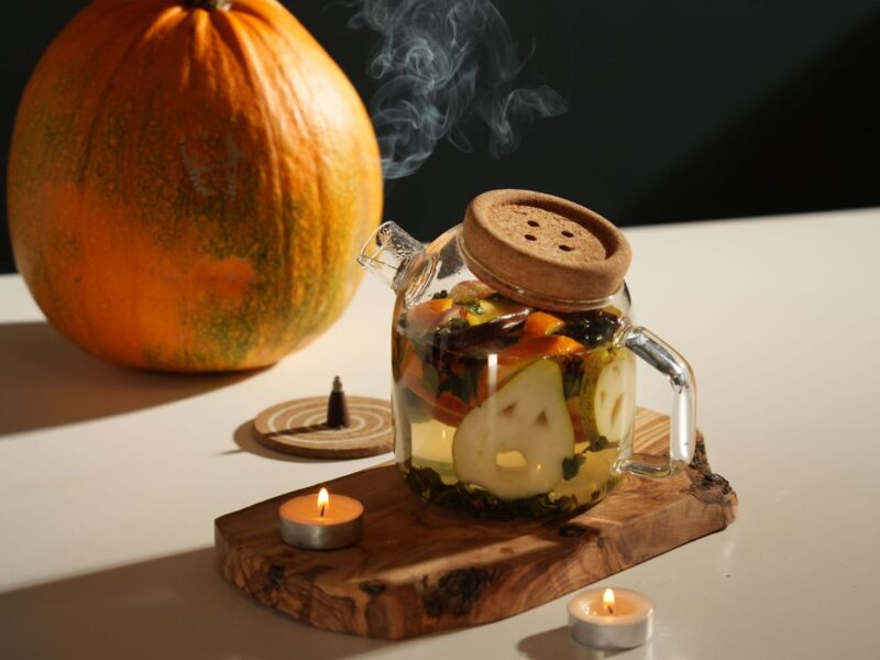 Scared Pear Halloween Tea Infusion Recipe