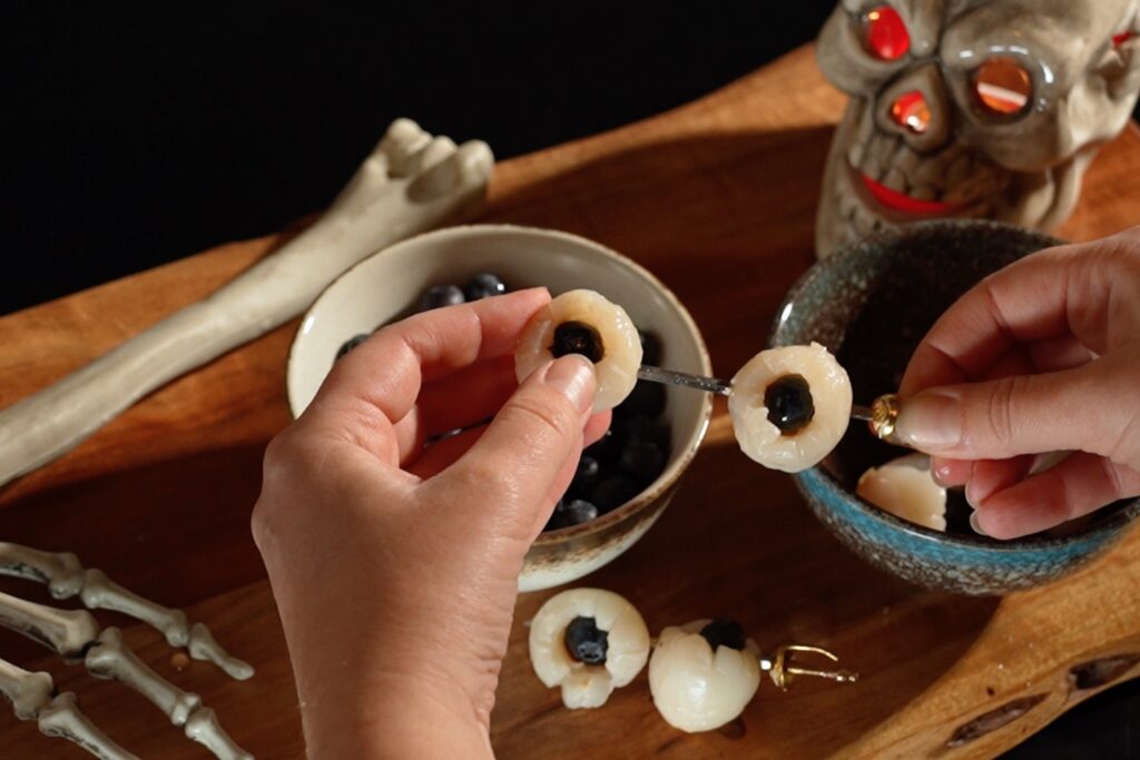 Lychee Black Mallow Flower Cocktail