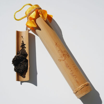Premium Aged Sheng Pu-erh in Bamboo Tube - Artisan Raw Pu'er Tea