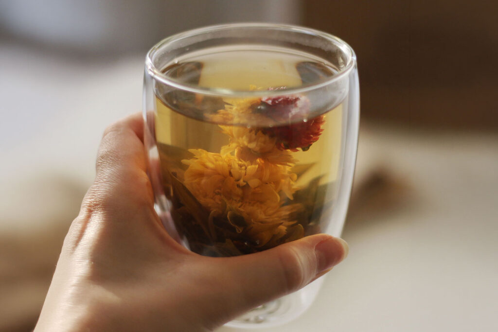 flowering tea