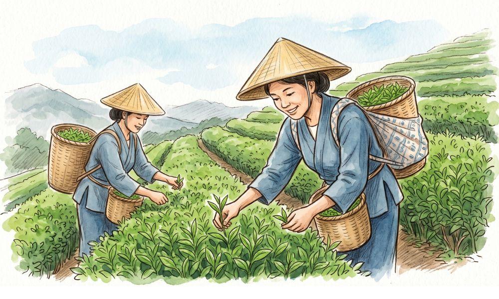 what is green tea - green tea processing