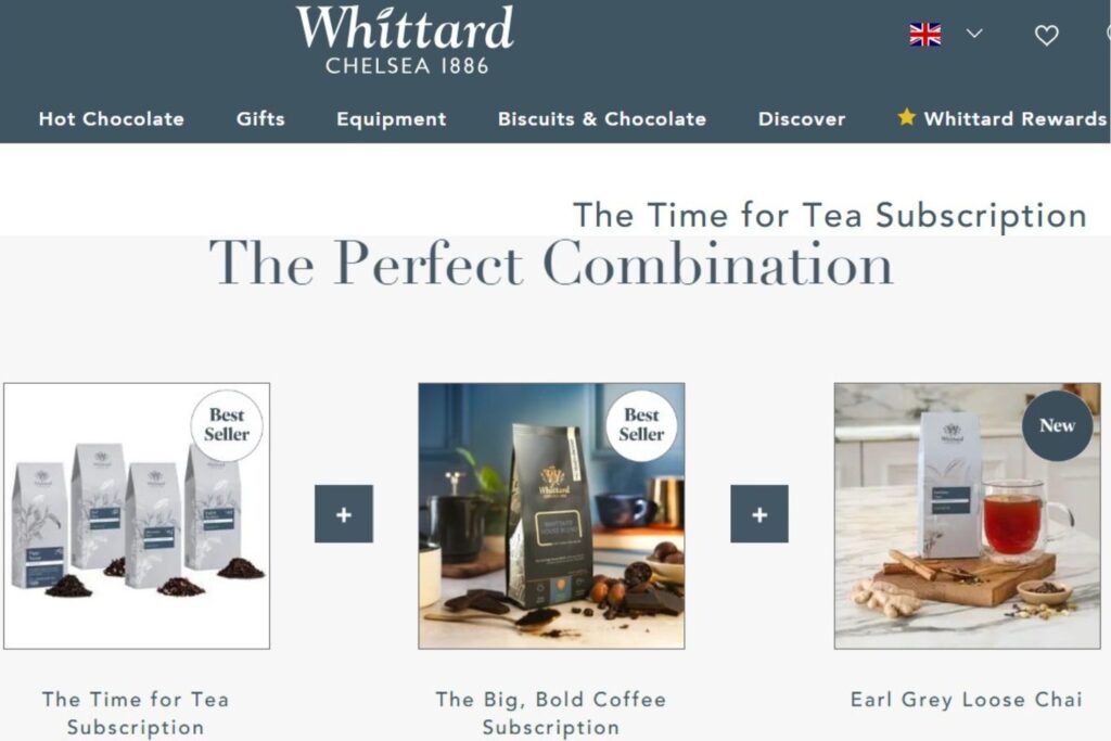 Whittard of Chelsea - the best tea subscription in the UK