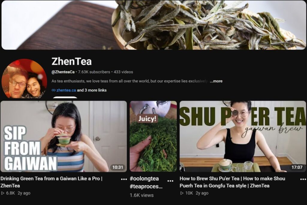 ZhenTea 16 best tea YouTube channel 2026