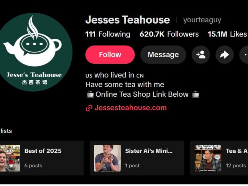 Jesses Teahouse - Best Tea TikTokers to follow in 2026