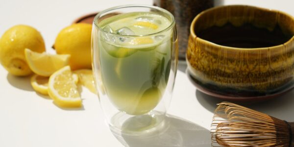 Matcha Barley Lemonade-cold brew matcha-cold brew barley tea-matcha and barley tea