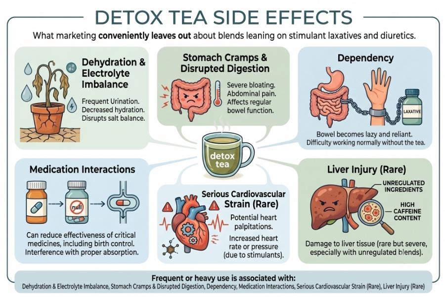 detox teas side effects