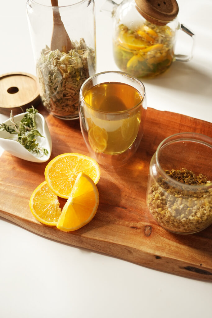 Anti-Anxiety Herbal Tea Blend, Greek Mountain Tea, Lemon Balm, Chamomile