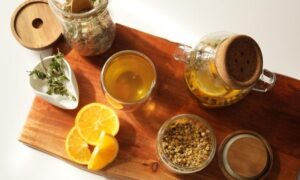 Anti-anxiety, herbal tea blend, anti-anxiety herbal tea recipe, Greek mountain tea stress relief, lemon balm and chamomile tea, natural stress relief tea