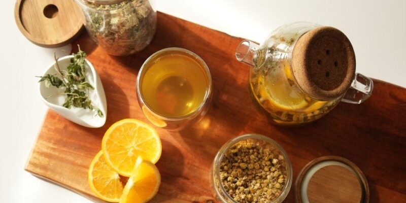 Anti-anxiety, herbal tea blend, anti-anxiety herbal tea recipe, Greek mountain tea stress relief, lemon balm and chamomile tea, natural stress relief tea