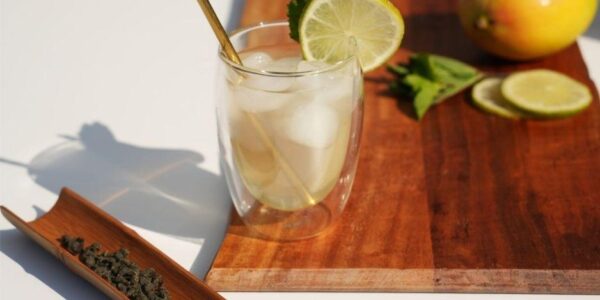 oolong mango cold brew recipe, mango oolong tea, cold brew oolong recipe, lan gui ren oolong, iced oolong tea recipe, tropical iced tea recipe, oolong tea with fruit